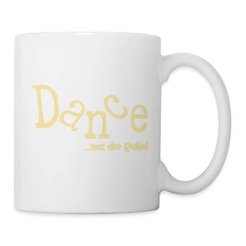 Tanzsprüche Tanzen Reihe - Tasse - Weiß - Rechts
