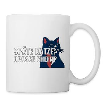 Geschenk zur Adoption einer älteren Katze - Tasse - Weiß - Rechts