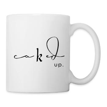 caked up print  - Tasse - Weiß - Rechts