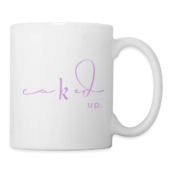 Lavender Caked Up Script - Tasse - Weiß - Rechts