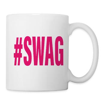 Swag Funny 2000S Nostalgia Y2K Hashtag Meme - Tasse - Weiß - Rechts