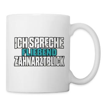 Zahnmedizinische Fachangestellte ZFA - Tasse - Weiß - Rechts