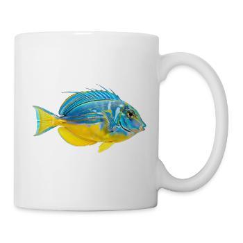 Vivid Parrotfish Burst - Tasse - Weiß - Rechts