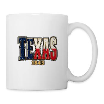Texas 1845 Vintage Motiv - Tasse - Weiß - Rechts