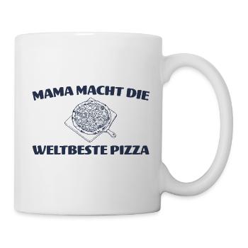 Mama macht die weltbeste Pizza - Pizzabäckerin - Tasse - Weiß - Rechts