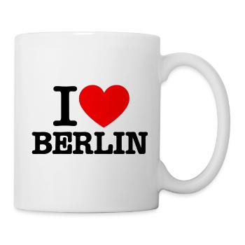 I Love Berlin  - Tasse - Weiß - Rechts