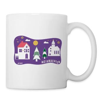 Weihnachtsdorf  - Tasse - Weiß - Rechts