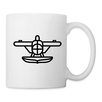 Wasserflugzeug - Tasse - Weiß - Rechts