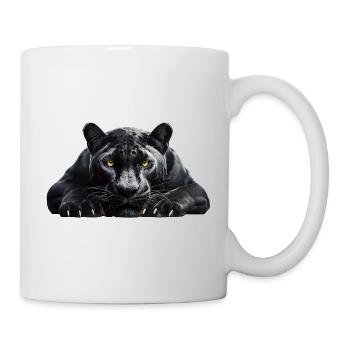 Panther - Tasse - Weiß - Rechts