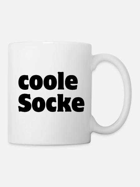 Coole Socke - Tasse - Weiß