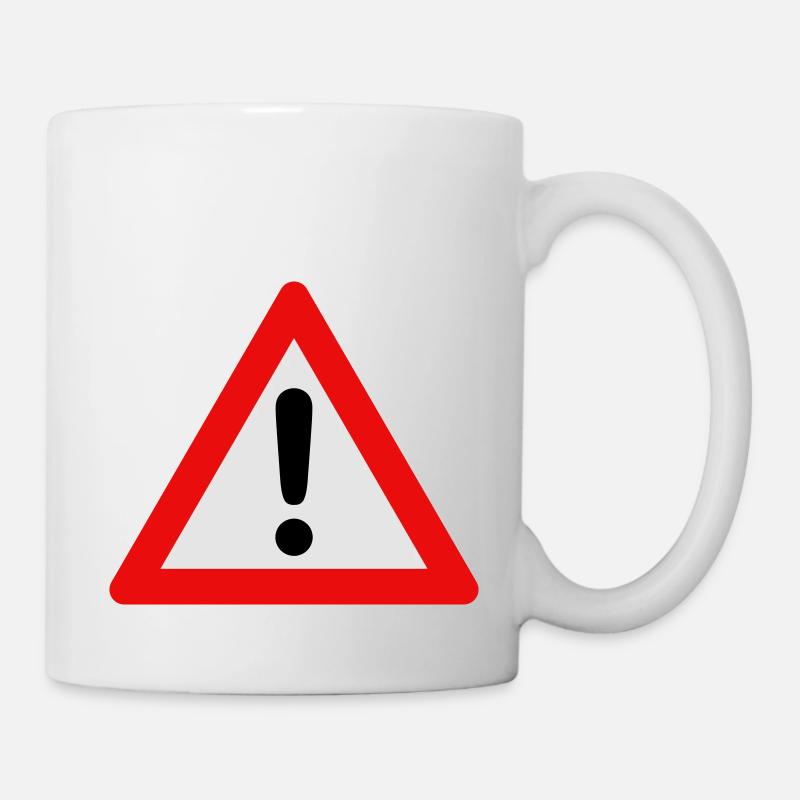 achtung! - Tasse - Weiß