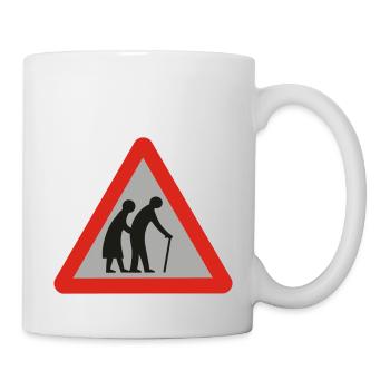 old folks - Tasse - Weiß - Rechts