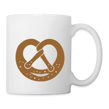 brezel_2col - Tasse - Weiß - Rechts