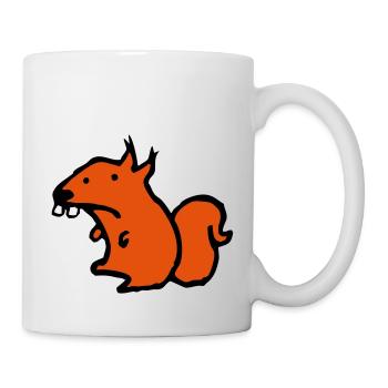 Écureuil - Mug blanc - blanc - Droite