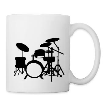 Drums - Mug - white - Right