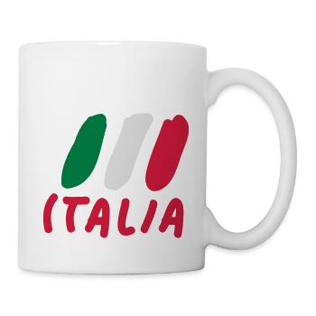 Italia - Tasse - Weiß - Rechts