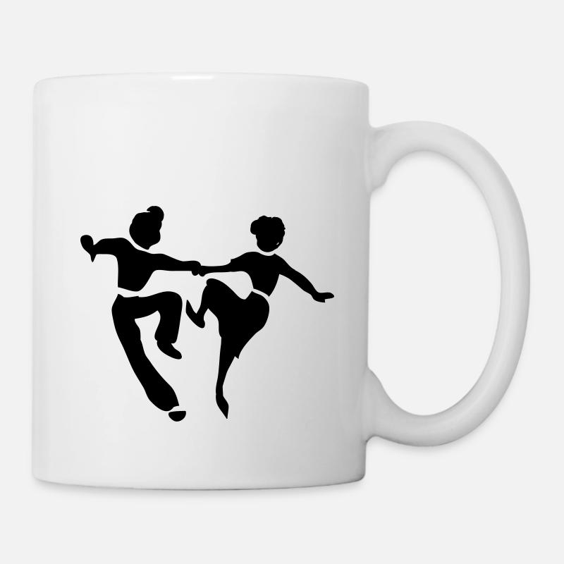 retro dance jive by Patjila - Mug - white