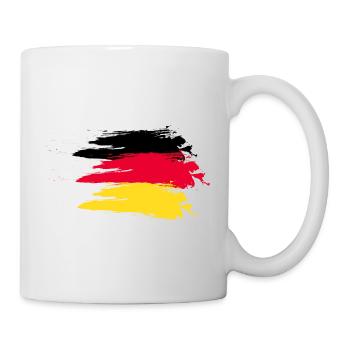 Germany smudge flag - Tasse - Weiß - Rechts