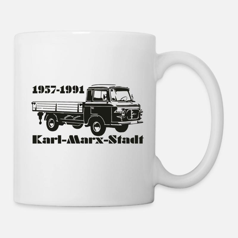Barkas Pritsche - Tasse - Weiß
