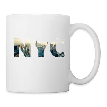 nyc New York City - Tasse - Weiß - Rechts