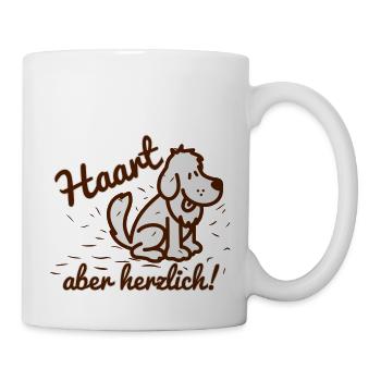 Haart - aber herzlich - Tasse - Weiß - Rechts