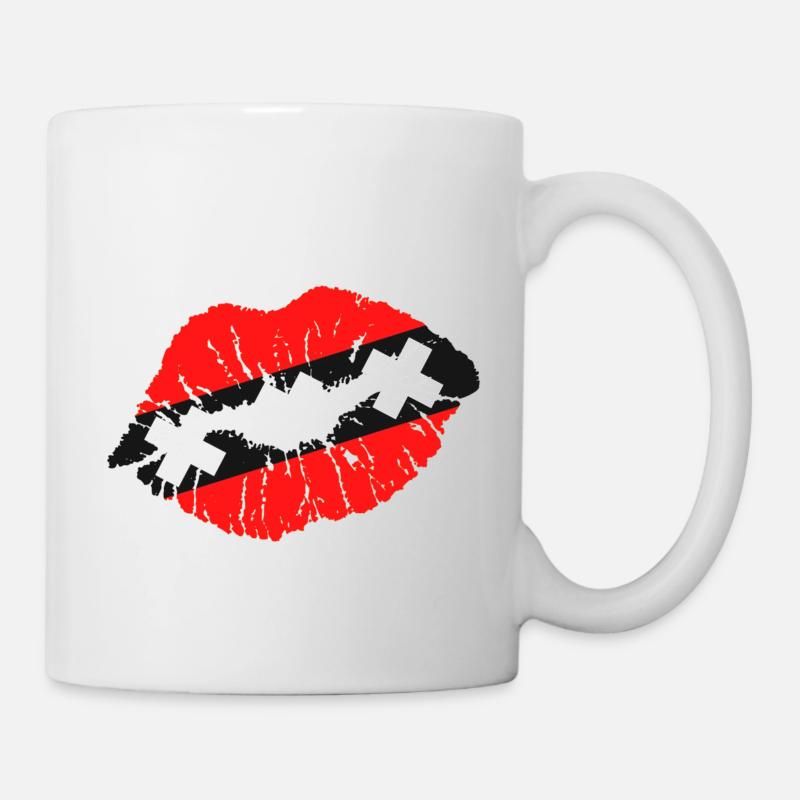 Kuss (Amsterdam) - Tasse - Weiß