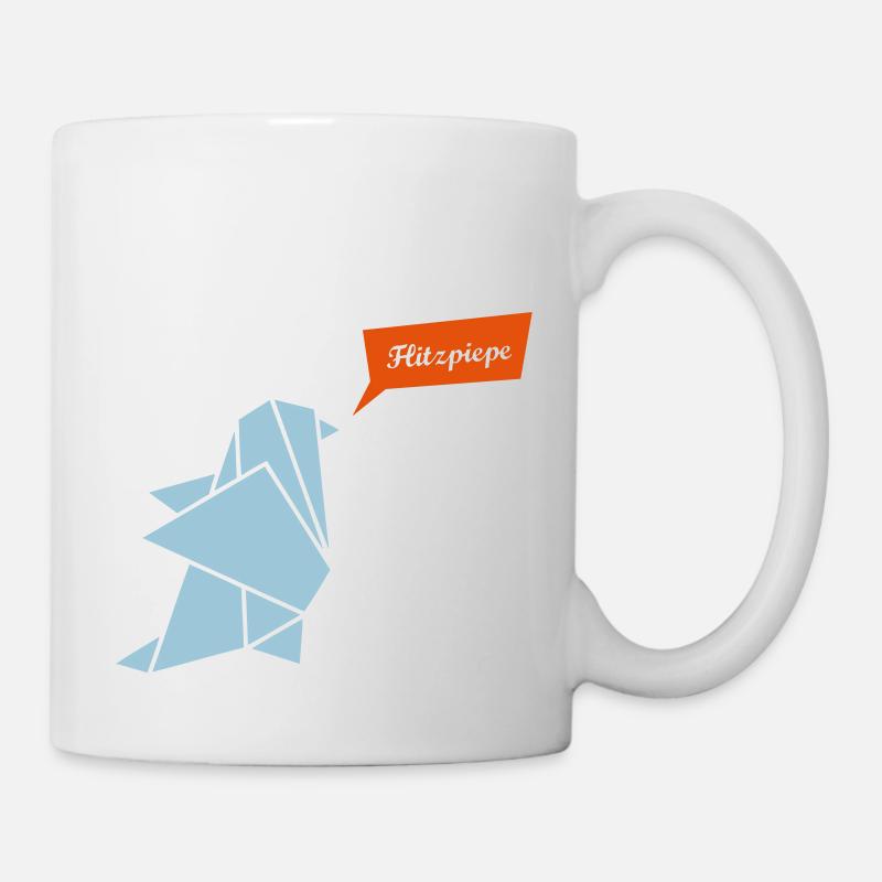 Pinguin Sprechblase - Tasse - Weiß