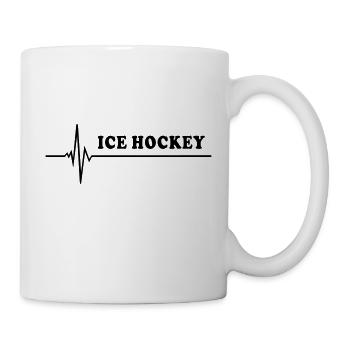 Ice Hockey - Tasse - Weiß - Rechts