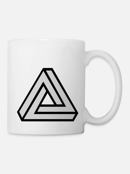 Triangle_v1 - Tasse - Weiß