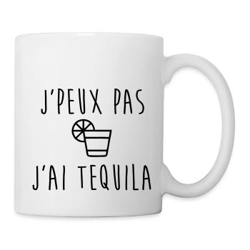 Je peux pas j'ai Tequila - Mug blanc - blanc - Droite