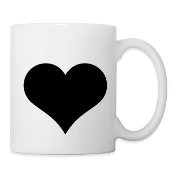 heart valentines day - Mug blanc - blanc - Droite