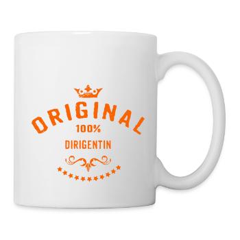 Original 100 Prozent Dirigentin - RAHMENLOS Beruf - Tasse - Weiß - Rechts