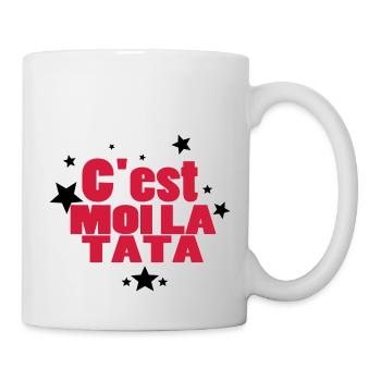 c'est moi lA TATA - Mug blanc - blanc - Droite