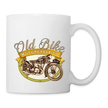 Old Bike Motorcycle Co - Mug blanc - blanc - Droite