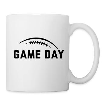 GAME DAY, AMERICAN FOOTBALL - Tasse - Weiß - Rechts