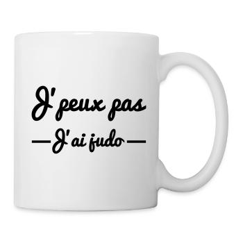 J'peux pas j'ai judo - Mug blanc - blanc - Droite