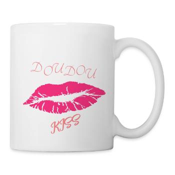 doudou kiss love - Mug blanc - blanc - Droite