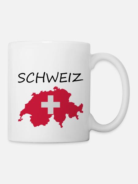 Suisse - Mug blanc - blanc