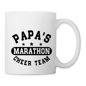 Papas Marathon Cheer Team - Mug - white - Right