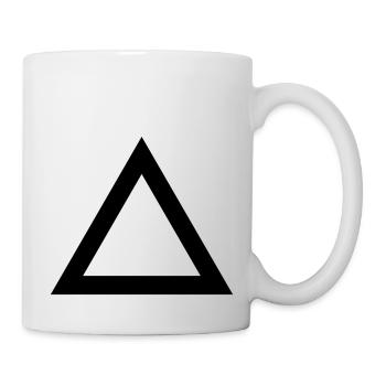 Dreieck - Tasse - Weiß - Rechts