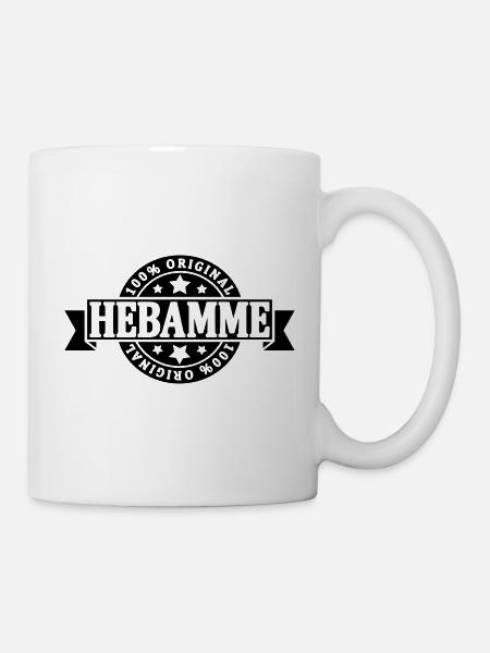 Hebamme - Tasse - Weiß