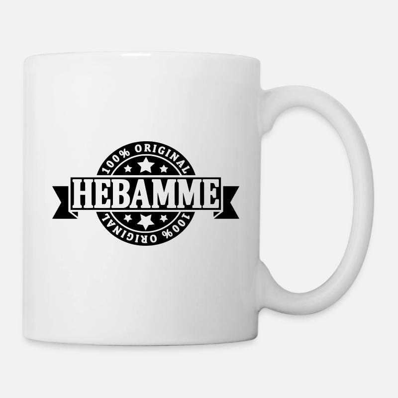 Hebamme - Tasse - Weiß