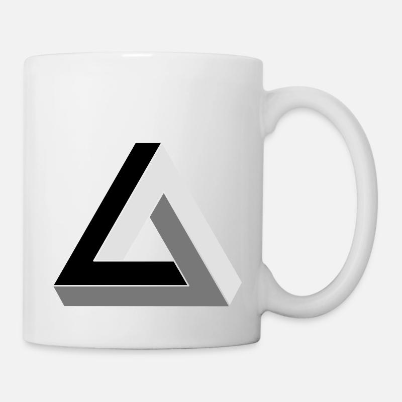 Das unmögliche Dreieck - Tasse - Weiß