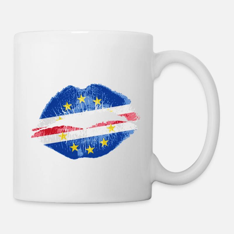 Kiss (Cap-Vert / Cap Vert) - Mug blanc - blanc