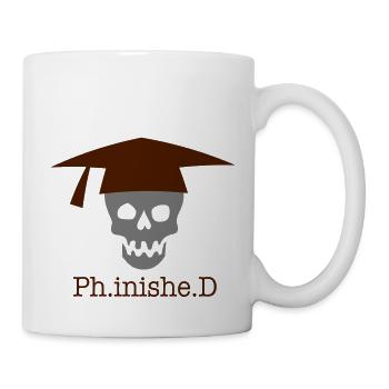 2541614 135674834 doctorat - Mug blanc - blanc - Droite
