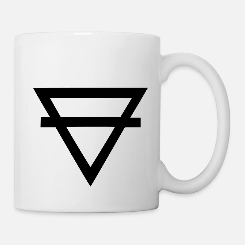 erde - symbol - Tasse - Weiß