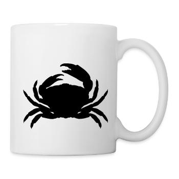 Le crabe - Mug blanc - blanc - Droite
