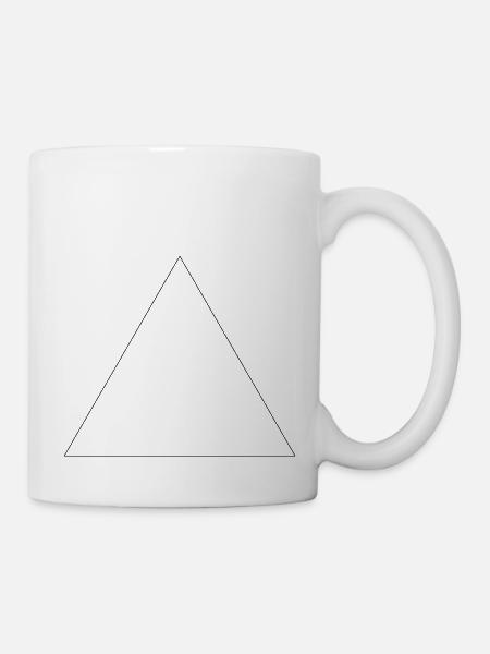 Triangle Premium - Triangle - Mug blanc - blanc