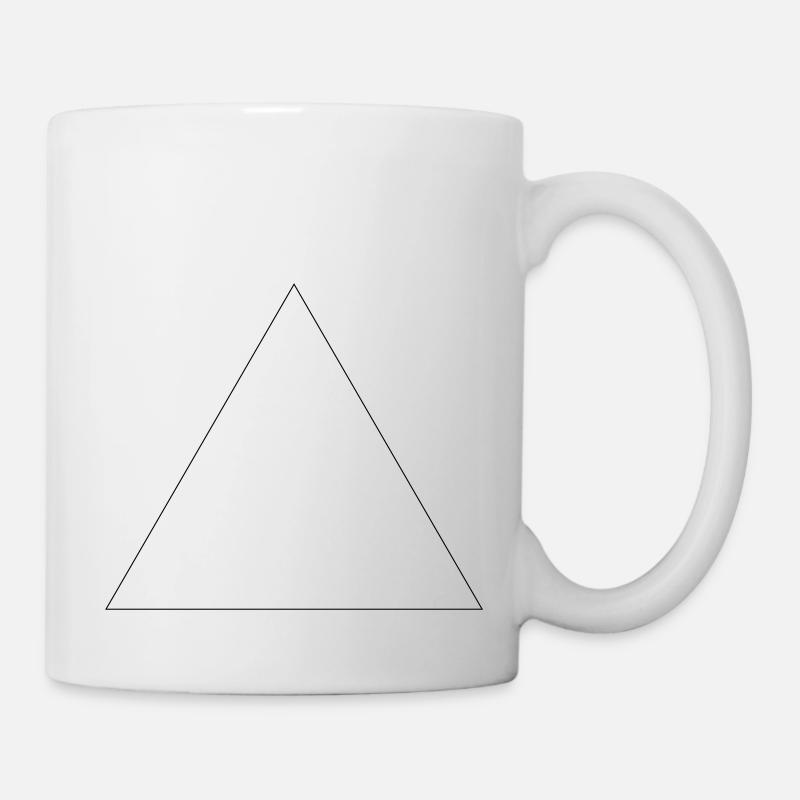 Triangle Premium - Triangle - Mug blanc - blanc