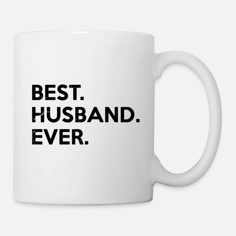 Bester Ehemann aller Zeiten. Geschenke für Super-Mann. Partner. - Tasse - Weiß